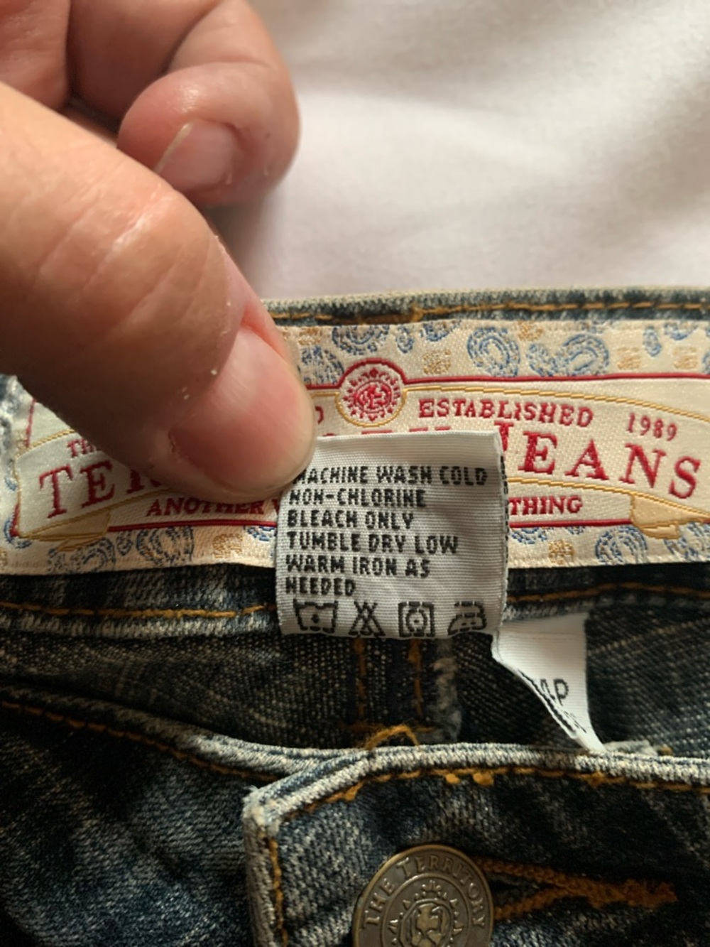 Territory Ahead Classic Straight-Leg Jeans 14P Inseam-29” NWT - Picture 6 of 6
